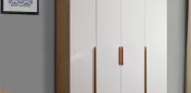 Tủ áo 4 cánh Hàn Quốc – thiết kế hiện đại, rộng rãi, tiện nghi